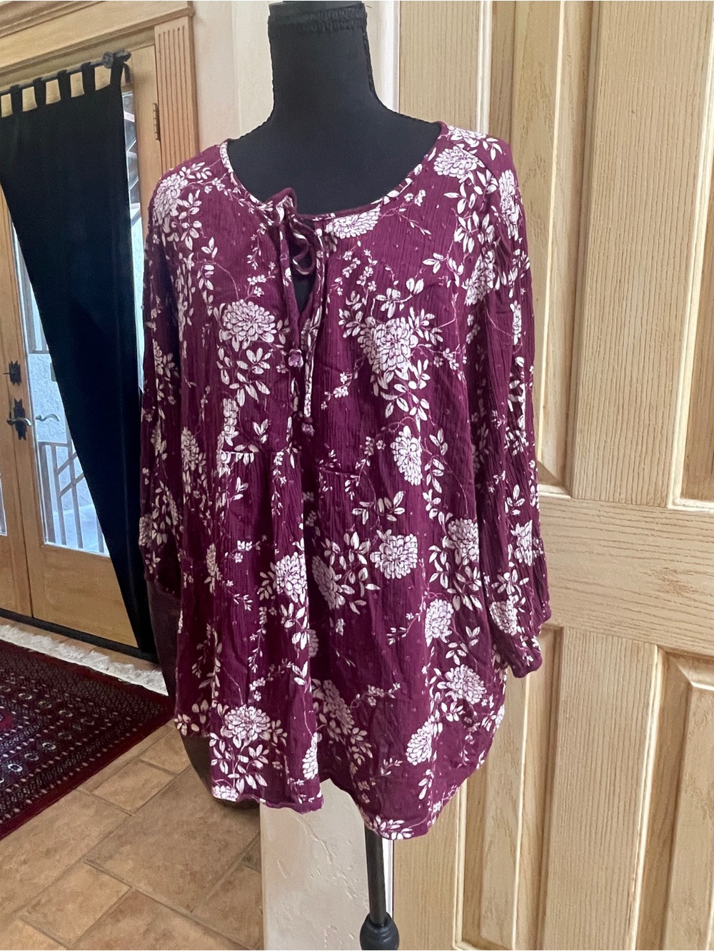 Paper Moon rayon gauze boho top